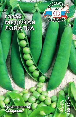 горох сорт Медовая лопатка