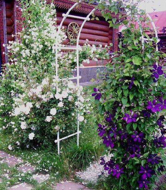 Садовые арки из ПВХ