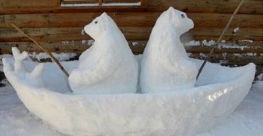 Скульптуры из снега