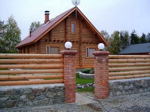 Заборы из горбыля