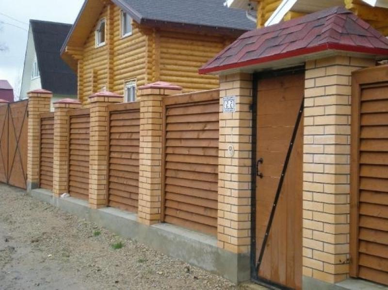 Заборы из дерева своими руками