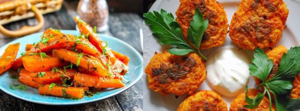 Блюда из моркови