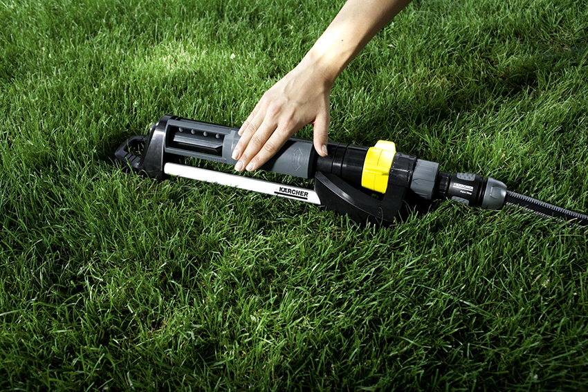 Дождеватели немецкой фирмы Karcher оснащены системой для регулировки расхода воды