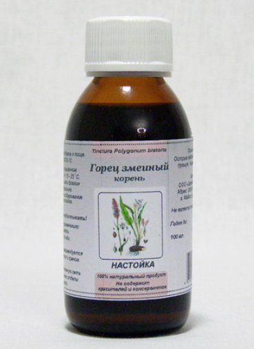 Настойка корня Горца змеиного