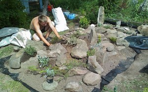 Пошаговая инструкция по сооружению альпийской горки