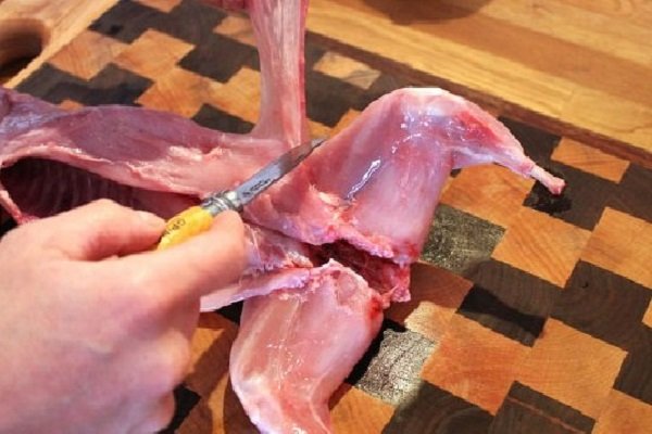 Срезать жирные части