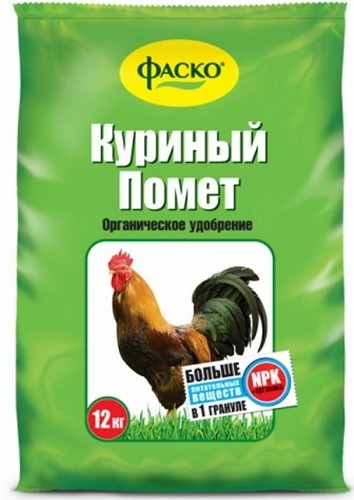 Удобрение органическое сухое &laquo;Куриный помёт&raquo; Фаско