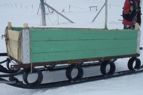 Сани для перевозки груза в большом объёме