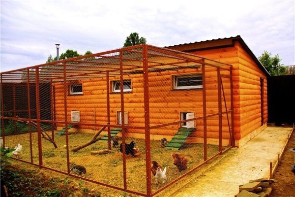 Курятник с выгулом