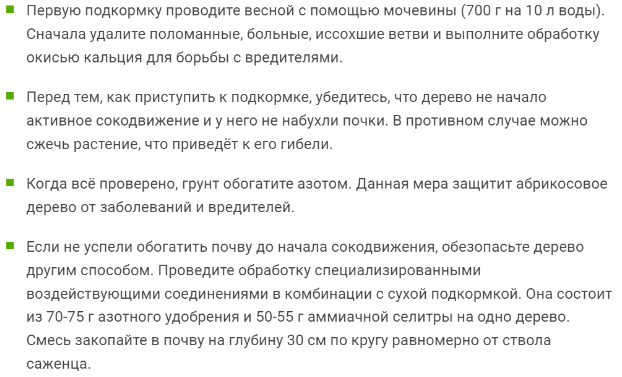 Порядок удобрения