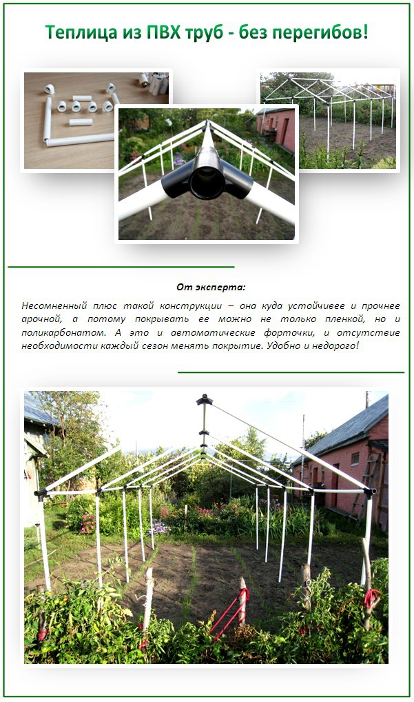 теплица из полипропиленовых труб